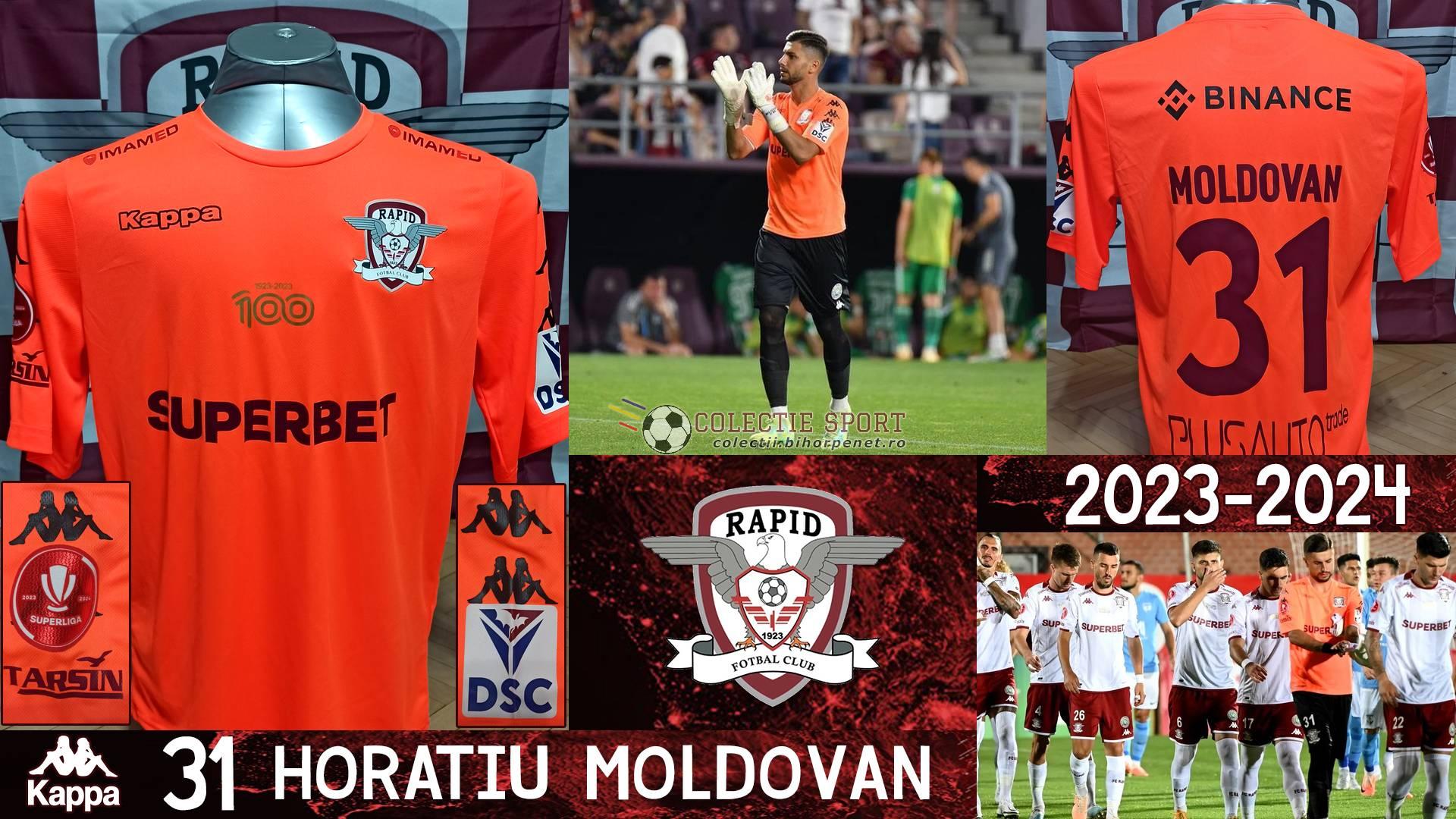 tricou-rapid-bucuresti-2023-2024-kappa-31-horatiu-moldovan-match-issued
